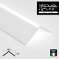 MedusaFlex Copertura Milky in Policarbonato per Profilo Angolare in Alluminio per Strisce LED Lunghezza 2 metri - mod. Cubo