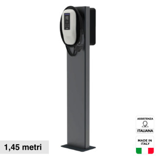 Daze Supporto da Terra in Acciaio 1 o 2 Wallbox Compatibile DazeBox