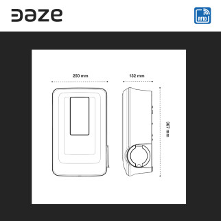 Wallbox Home S Daze 22,2kW Trifase IP55 RFID Bluetooth Wi-Fi