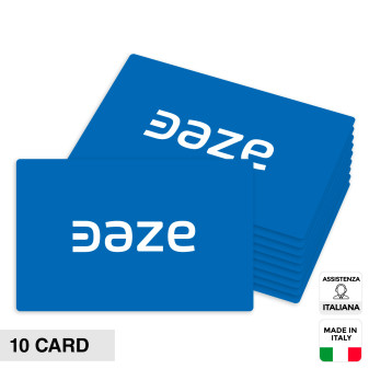 10 Tessere RFID per Sblocco Ricarica Wallbox DazeBox Home T e S Daze