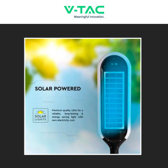 VT-945 Lampada LED Giardino 5W IP65 Sensore Pannello V-Tac