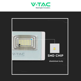VT-60W Faro LED 20W IP65 Pannello Solare Telecomando V-Tac