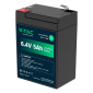 V-Tac VT-6.4V5AH-L Batteria LiFePO4 6,4V 5Ah con Attacchi T2 IP55 - SKU 11943