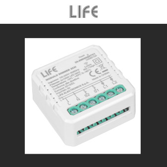 Modulo Relè Smart 2CH ricevitore Interruttore Wi-Fi 2.4 GHz Smart Life