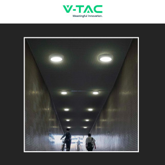 VT-60012 Mini Pannello LED Rotondo 12W SMD da Parete V-Tac