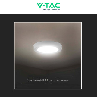 VT-60006 Mini Pannello LED Rotondo 6W SMD da Parete V-Tac