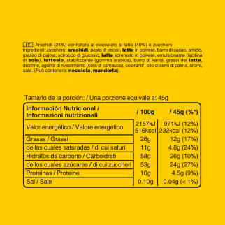 Confetti con Arachidi Ricoperti di Cioccolato M&M's Peanut 400g