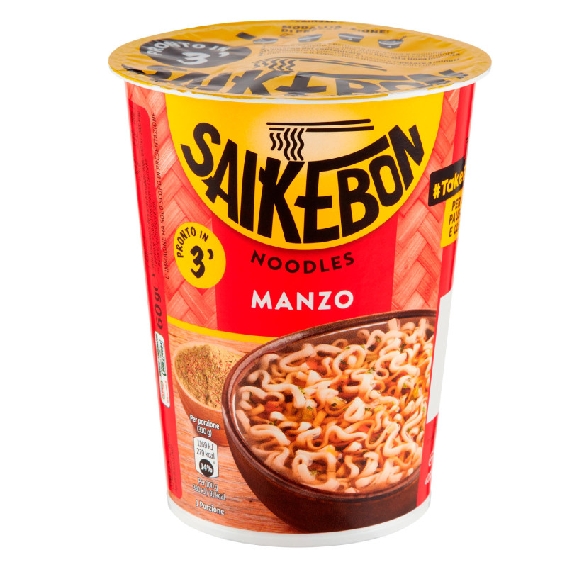 Saikebon al Manzo Pronti in 3 Minuti Cup da 60g STAR