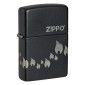 Zippo Premium Accendino a Benzina Ricaricabile ed Antivento con Fantasia Zippo Fiamma Design - mod. 48980