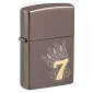 Zippo Accendino a Benzina Ricaricabile ed Antivento con Fantasia Lucky 7 Design - mod. 48913