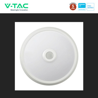 VT-13CCT Plafoniera 3in1 LED Rotonda 12W SMD Chip Samsung V-Tac Pro