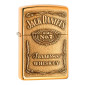 Zippo Accendino a Benzina Ricaricabile ed Antivento con Fantasia Jack Daniel's - mod. 254BJD-428