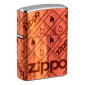 Zippo Accendino a Benzina Ricaricabile ed Antivento con Fantasia Woodchuck USA Wrap Zippo Flame - mod. 49331