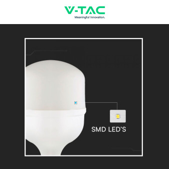 V-Tac VT-21065 Lampadina LED E27 Hi-Power 60W Tubolare T160 SMD