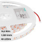 V-Tac VT-2835 Striscia LED Flessibile con Lente 82,5W Monocolore 48 LED/m 24V - Bobina da 5 metri - SKU 23334 / 23335 / 23336