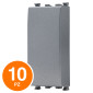 MAPAM Falso Polo Sun-T5 SUN-F900GR Grigio - Confezione 10pz - mod. SUN-F900GR - Compatibile con Vimar ARKÉ