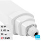 V-Tac VT-12017 Tubo LED Plafoniera GT Series Linkabile 18W Lampadina SMD Chip Samsung Impermeabile IP65 60cm - SKU 23391 / 23392