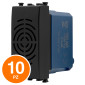 MAPAM Suoneria Sun-T5 SUN-F924NE Nero - Confezione 10pz - mod. SUN-F924NE - Compatibile con Vimar ARKÉ