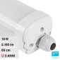 V-Tac VT-6076S Tubo LED Plafoniera Linkabile 18W Lampadina SMD Chip Samsung Impermeabile IP65 60cm - SKU 2162831 / 2162821