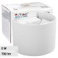 V-Tac VT-756 Lampada LED da Muro 5W Wall Light Bianca con Doppio LED SMD Applique IP65 - SKU 217082 / 217091