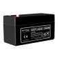 V-Tac VT-1.2-12 Batteria Piombo Acido 12V 1,2Ah con Attacchi T1 - SKU 23449