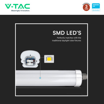 VT-1574S Tubo LED Plafoniera Linkabile 48W Lampadina SMD Chip Samsung