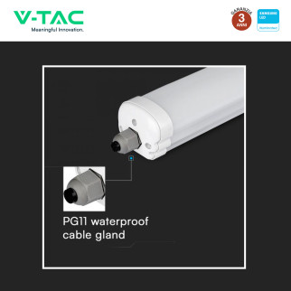 VT-1574S Tubo LED Plafoniera Linkabile 48W Lampadina SMD Chip Samsung