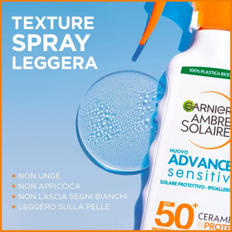 Garnier Ambre Solaire Advanced Sensitive SPF 50+ Spray Protettivo