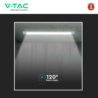 VT-8340 Tubo LED Prismatico Plafoniera SMD 40W 120cm V-Tac