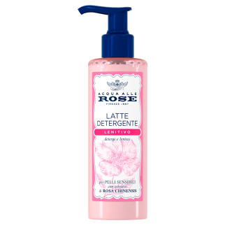 Latte Detergente Lenitivo Struccante Pelli Sensibili Acqua alle Rose