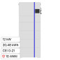 V-Tac Deye Sistema All-In-One Fotovoltaico Inverter Trifase Ibrido 12kW + Accumulo 20,48kWh CEI 0-21 IP65 - SKU 12234