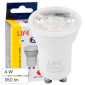 Life Lampadina LED GU10 4W Faretto MR11 COB - mod. 39.915017C30 / 39.915017N40