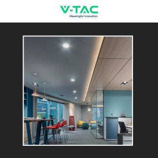 VT-61024 Mini Pannello LED Rotondo Slim 24W SMD da Incasso V-Tac
