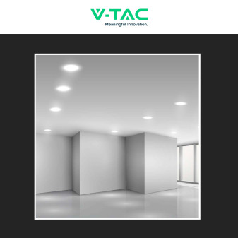 VT-61024 Mini Pannello LED Rotondo Slim 24W SMD da Incasso V-Tac