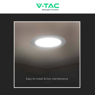 VT-61024 Mini Pannello LED Rotondo Slim 24W SMD da Incasso V-Tac