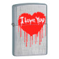 Zippo Accendino a Benzina Ricaricabile ed Antivento con Fantasia Bloody Love - mod. 22A018
