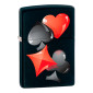 Zippo Accendino a Benzina Ricaricabile ed Antivento con Fantasia Gambling - mod. 22A027