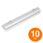 V-Tac Giunzione in Alluminio per Binari da Installazione Pannelli Solari Fotovoltaici - 10 Pezzi - SKU 113941