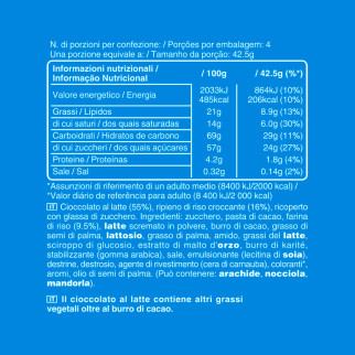 Confetti con Riso Soffiato e Cioccolato M&M's Crispy 24x 36g