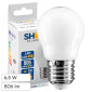 Bot Lighting Lampadina LED E27 6,5W MiniGlobo G45 Milky Filamento Extra-Lungo - mod. MLD3106X2 / MLD3106X3