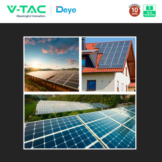V-Tac Kit Inverter Trifase Ibrido 50kW + Accumulatore LiFePO4 61,44kWh