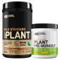 Optimum Nutrition Caffeina e Proteine Vegane Gold Standard 100% Plant Doppio Cioccolato 684g e Pre-Workout Limone Lime 240g