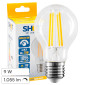 Bot Lighting Shot Lampadina LED E27 9W Bulb A60 Filamento Dimmerabile - mod. WLD1010X2D