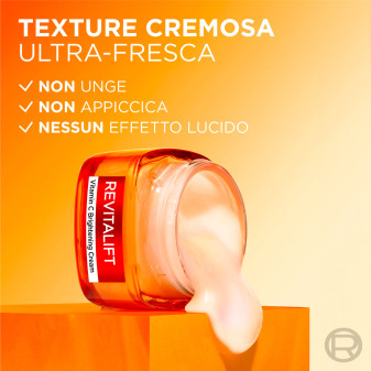 L'Oréal Paris Crema Viso Illuminante Revitalift Barattolo da 50ml