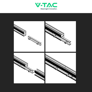 8 Giunzioni per Binari Pannelli Solari Fotovoltaici V-Tac