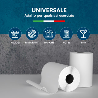 Rotolo Termico POS Compatibile Nexi Nexa e Sumup da 5,7cm x 20m