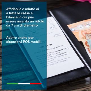 Rotolo Termico Cassa Compatibile Nexi Axerve e Ingenico da 8cmx80m