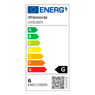 Life Mini Pannello LED Rotondo 6W Ø128mm da Incasso Bianco Opaco