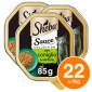 Sheba Sauce Collection Cibo per Gatti con Coniglio e Verdure - 22 Vaschette da 85g