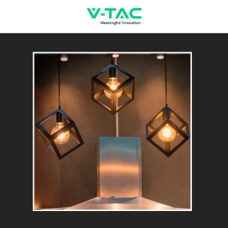 VT-1956 Lampadina LED E27 6W Globo G125 Filament Vetro V-Tac
